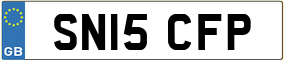 Truck License Plate